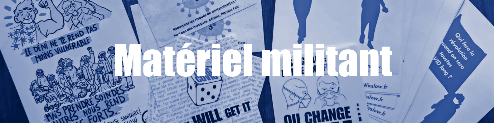 BandeauMateriel Bandeau matériel militant