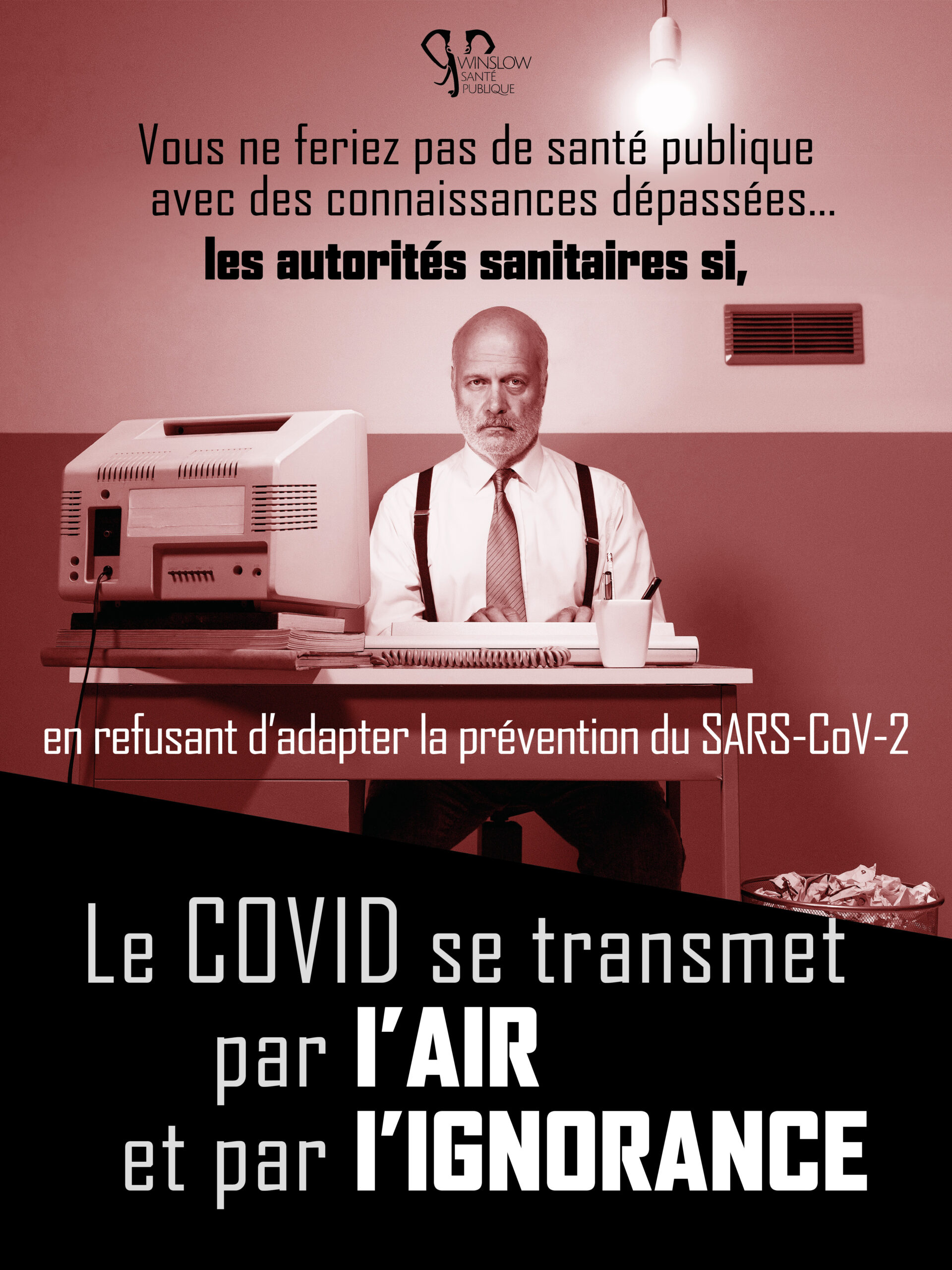 titre : Se mobiliser contre le Covid</p>
<p>Le COVID Long est une maladie systémique qui peut atteindre tous les organes (voir schéma). Des centaines de millions de personnes ont souffert ou souffrent du COVID Long dans le monde, et au moins 2 millions en France. Les 3 grands mécanismes de la maladie sont la persistance virale, la thromboinflammation et la dysimmunité.</p>
<p>Image de personne et de ses organes. A chacun de ses organes, on voit les dommages que peuvent provoquer le COVID long.<br />
Général :<br />
Malaise, épuisement, MPE, anémie.<br />
Système respiratoire  :<br />
Toux, essoufflement, manque d’oxygène dans le sang,<br />
fibrose.<br />
Reins :<br />
Lésions rénales aiguës<br />
maladie rénale chronique.<br />
Gastro-instestinal :<br />
Constipation, diarrhée, atteinte du pancréas, reflux acides.<br />
Troubles de la coagulation :<br />
Caillots sanguins.<br />
Métabolique / endocrinien :<br />
Diabète, cholestérol élevé, dyslipidémie.<br />
Peau :<br />
Perte de cheveux, éruptions cutanées.<br />
Système nerveux :<br />
AVC, migraines, troubles sensoriels, neuro inflammation, dommages aux neurones, POTS.<br />
Musculo-squelettique :<br />
Douleurs articulaires, faiblesse musculaire.<br />
Cardiovasculaire :<br />
Maladie coronarienne aiguë, insuffisance cardiaque, palpitations, arythmie, myocardite.<br />
Santé mentale / troubles cérébraux :<br />
Anxiété, dépression, troubles du sommeil et de la mémoire, dommages cérébraux.